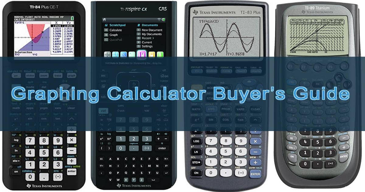 Graphing Calculator Buyers Guide